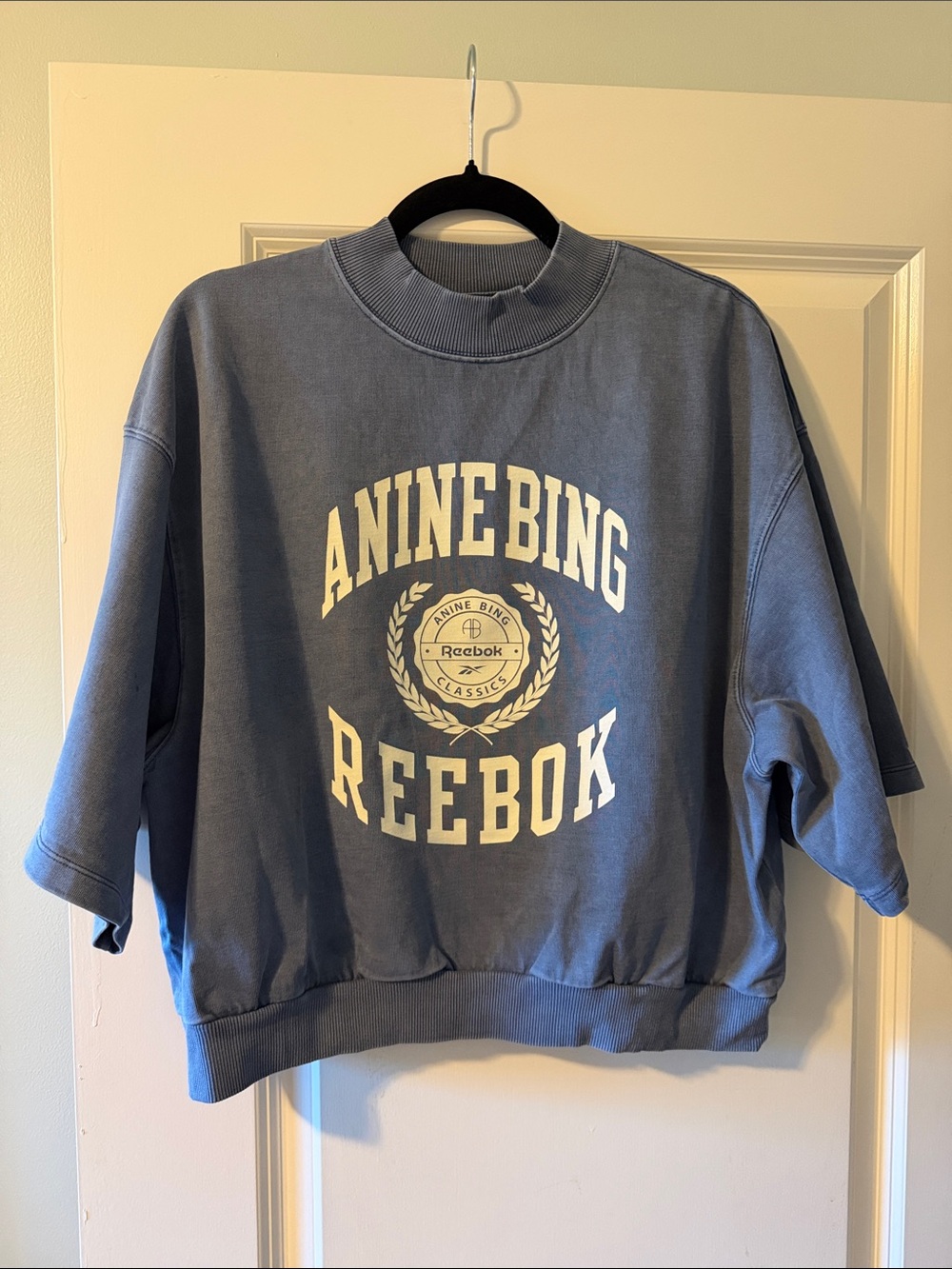 Anine Bing/Reebok Short-Sleeve Sweatshirt